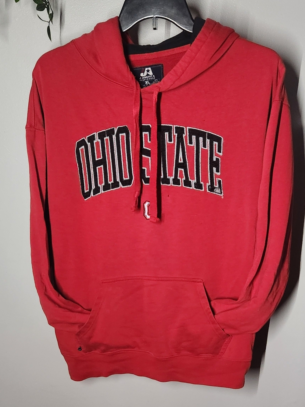 OSU Red & Black Hooded Sweatshirt - Mens XL